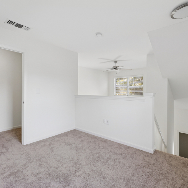 The Estates - Open Upper Level With Carpet Flooring