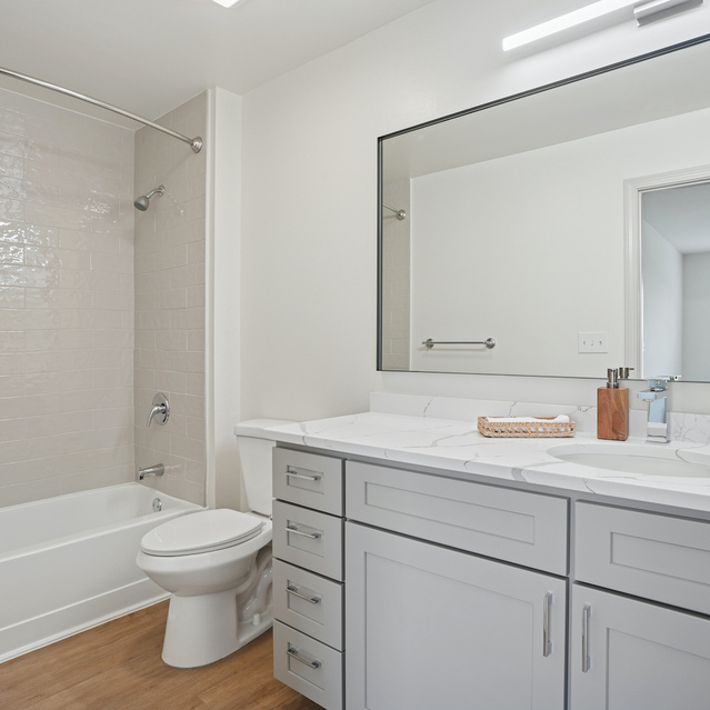The Estates - Bathroom Vanity With Mirror And Storage